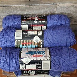 Natura Sayelle 4-Ply Dupont Orlon Yarn Purple  9784 - 3 skeins